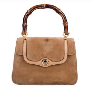 GUCCI Vintage Bamboo Top Handle Bag